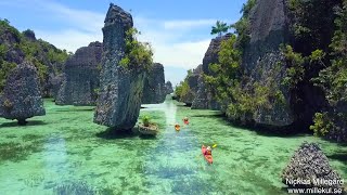 Kayaking Misool Raja Ampat Long 10  Millekul Adventures [upl. by Nelhsa]