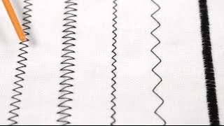 How To Sew a Zig Zag Stitch Tutorial [upl. by Lehcir]