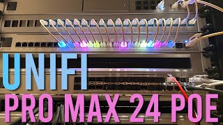 Unifi Pro Max 24 PoE RGB Switch Ports [upl. by Dronski709]