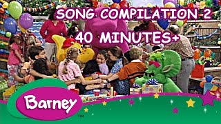 Barney  Song Compilation 2 40 Minutes [upl. by Efal]