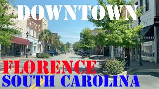 Florence  South Carolina  4K Downtown Drive [upl. by Toscano470]