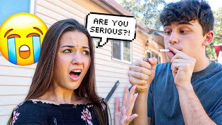 SMOKING CIGARETTE PRANK ON FIANCÉ [upl. by Htinek]