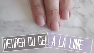 TUTO Retirer des ongles en GEL à la lime  Sans dégats  Melissa Easy Nails [upl. by Trudi]