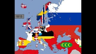 Europe Timeline of National Flags Part 2 [upl. by Anes674]