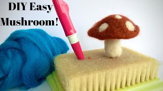 Basic Needle Felting Tutorial For Beginners [upl. by Ititrefen]