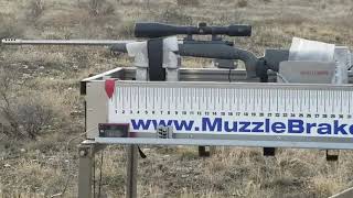 6 5 Creedmoor muzzle brake test [upl. by Heddie]