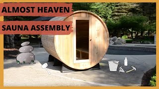 2017  How to Build a Barrel Sauna Almost Heaven [upl. by Rebma432]