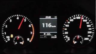 Volkswagen Scirocco 14 TSI 122 PS Acceleration Beschleunigung 0100 kmh [upl. by Bernardo]