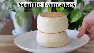 Fluffy Japanese Souffle Pancakes Recipe  Extended version with tutorial [upl. by Akinuahs]