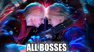 Devil May Cry 4 SE  All Bosses With Cutscenes HD 1080p60 PC [upl. by Onyx638]