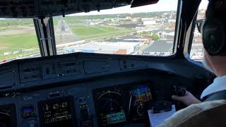 ATR72600 cockpit landing [upl. by Pippo873]