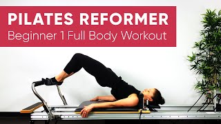 Pilates Workout  Reformer  Full Body 45 min  Beginner 1 [upl. by Ranice270]