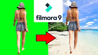 How to Remove Green Screen in Filmora 9 2025 [upl. by Dall]