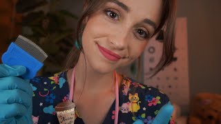 ASMR  School Nurse Exam amp Lice Check [upl. by Barcroft503]