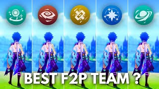 5 Strongest F2P Xiao Teams Genshin Impact [upl. by Lussier173]