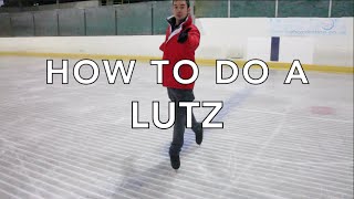 HOW TO DO A LUTZ  FIGURE SKATING ❄️❄️ [upl. by Norrie]