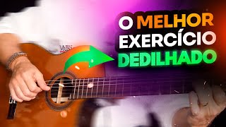 Aula de VIOLÃO O Melhor exercicio dedilhado INICIANTE no violão [upl. by Eussoj]