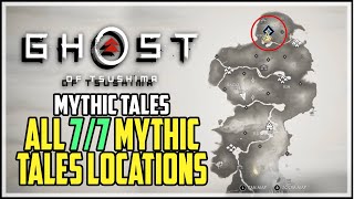 Ghost of Tsushima All Mythic Tales Locations Map Showcase [upl. by Immak641]