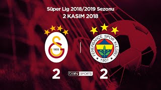 Galatasaray 2  2 Fenerbahçe  Maç Özeti  201819 [upl. by Destinee]