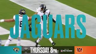 Jaguars vs Bengals  Week 4 Thursday Night Football [upl. by Nylinnej896]