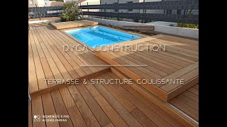 Projet N°1  Terrasse amp Structure Coulissante [upl. by Ivanah]