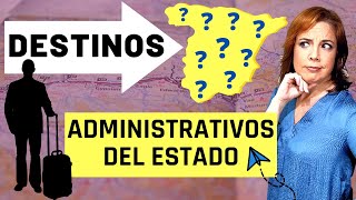 DONDE te destinan si apruebas la OPOSICION de AUXILIAR ADMINISTRATIVO ADMINISTRATIVO y GESTIÓN [upl. by Baynebridge]