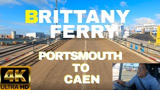 Ferry tour with Brittany Ferries  Portsmouth UK to Caen FRANCE  May 2021  from A to Z 【4K】 [upl. by Kcirddet]