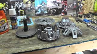 Servicing Maintain Canam Clutches [upl. by Fulmer]