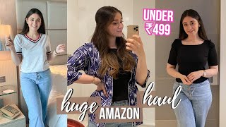 Huge Amazon Haul EVERYTHING UNDER 499  Tryon Haul [upl. by Pero]