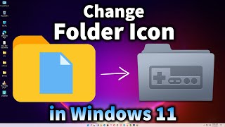 How to Change your Windows 11 Folder Icons [upl. by Yanehc]