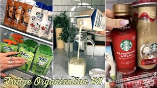 Fridge Restock amp Organization Satisfying ASMR 8 [upl. by Nallij]