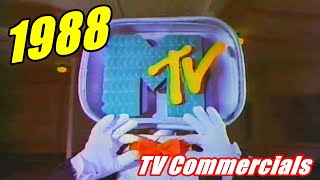 1988 MTV Commercials  80s Commercial Compilation 2 [upl. by Zevahc]