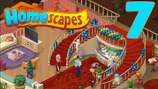 HOMESCAPES STORY WALKTHROUGH  PART 7 GAMEPLAY  NEW AQUARIUM [upl. by Ydnic]