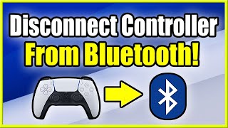 How to Disconnect PS5 Controller From Bluetooth amp Reconnect to PS5 Fast Method [upl. by Japeth231]