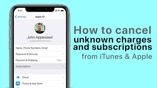 Seeing unknown charges from Apple or iTunes How to cancel rogue iTunes charges [upl. by Lilla397]