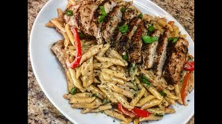 Jerk Chicken WRasta Pasta [upl. by Alemat]