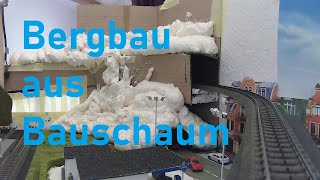 Bergbau aus BAUSCHAUM Modelleisenbahn H0 [upl. by Danielle]