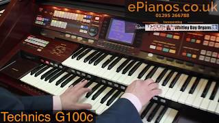 Technics G100c organ demonstration [upl. by Domash]