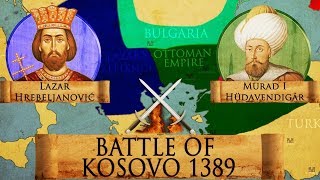 Battle of Kosovo 1389  SerbianOttoman Wars DOCUMENTARY [upl. by Leugar]