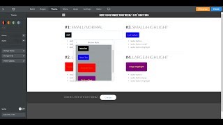 Weebly Tutorial How To Customize Your Weebly Sites Buttons [upl. by Ahtamat]