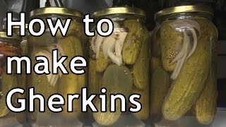 How to make traditional German Gherkins  Essiggurken [upl. by Etnoled]