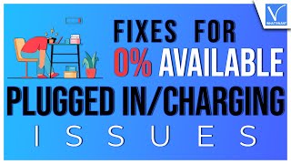 How to fix 0 available plugged in charging but laptop battery not charging issue  Windows [upl. by Hall685]