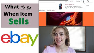 What To Do When Item Sells On eBay [upl. by Edette]