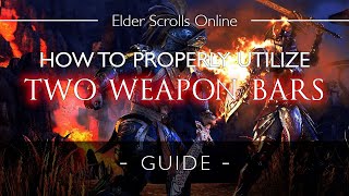 How to Utilize Two Skill Bars in ESO [upl. by Ettigirb528]