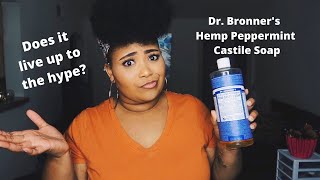 Dr Bronners 18 in 1 Peppermint Castile Soap Does it live up to the Hype  Yulita Lee  2020 [upl. by Giddings]