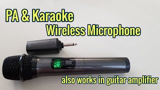 Wireless Microphone from Amazon ARCHEER UHF Bluetooth Microphone with Rechargeable Receiver [upl. by Scheers]