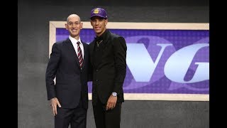 Lonzo Ball Drafted 2nd Overall By Los Angeles Lakers In 2017 NBA Draft [upl. by Huntlee]