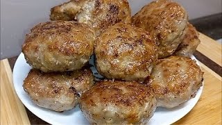 Вкусные СОЧНЫЕ ДОМАШНИЕ КОТЛЕТЫ из мясного фарша Любимый рецепт [upl. by Anaeel]