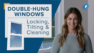 How to Use DoubleHung Windows Locking Tilting amp Cleaning [upl. by Crowley]