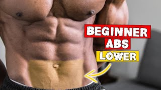 10 MINUTE BEGINNER LOWER ABS WORKOUT AT HOME NO EQUIPMENT  LEVEL 1 [upl. by Teryn]